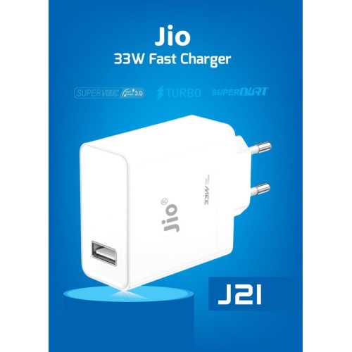 JIO J21 33W FAST CHARGER
